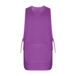 Grembiule lavoro unisex reversibile con tasche 195g/m2 Roly Arzak UNICA color viola seconda vista