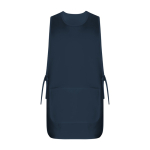 Grembiule lavoro unisex reversibile con tasche 195g/m2 Roly Arzak UNICA color blu mare seconda vista
