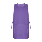 Grembiule lavoro unisex reversibile con tasche 195g/m2 Roly Arzak UNICA color lilla seconda vista