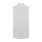 Camice donna in poliestere chiusura centrale 130g/m2 Roly Aldany color bianco seconda vista