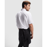 Grembiule da lavoro in poliestere e cotone 220g/m2 Roly Classic color nero quarta vista d'uso