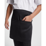 Grembiule da lavoro in poliestere e cotone 220g/m2 Roly Classic color nero vista dettaglio 2