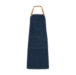 Grembiule da lavoro lungo in cotone 250 g/m2 Roly Batali color blu alice seconda vista