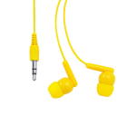 Auricolari di vari colori con connettore Jack 3.5mm color giallo seconda vista