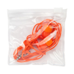 Auricolari di vari colori con connettore Jack 3.5mm color giallo prima vista d'uso
