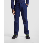 Pantaloni ignifughi cotone e fibra di carbonio 360g/m2 Roly Ranger color blu mare prima vista d'uso