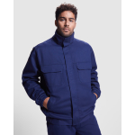 Giacca da lavoro ignifuga con cerniera 360 g/m2 Roly Cruiser color blu mare prima vista d'uso