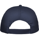Cappellino a 5 pannelli con fascia interna antisudore 165 g/m2 color nero vista dettaglio 1