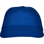 Cappellino a 5 pannelli con fascia interna antisudore 165 g/m2 color blu reale seconda vista