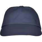 Cappellino a 5 pannelli con fascia interna antisudore 165 g/m2 color blu mare seconda vista