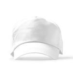 Cappellino a 5 pannelli in cotone con fori di ventilazione da 170 g/m2 color bianco seconda vista
