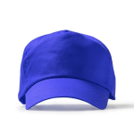 Cappellino a 5 pannelli in cotone con fori di ventilazione da 170 g/m2 color blu reale seconda vista