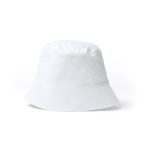 Cappello stile bob in cotone con design classico 170 g/m2 color bianco seconda vista