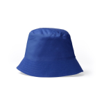 Cappello stile bob in cotone con design classico 170 g/m2 color blu reale seconda vista