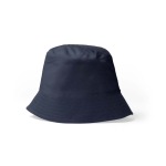 Cappello stile bob in cotone con design classico 170 g/m2 color blu mare seconda vista