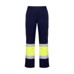 Pantaloni da lavoro alta visibilità inverno 240 g/m2 Roly Soan color giallo fluorescente seconda vista