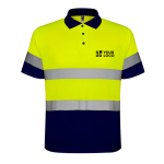 Polo da lavoro alta visibilità in poliestere 170g/m2 Roly Polaris vista principale