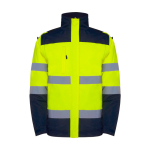 Parka da lavoro alta visibilità impermeabile 400g/m2 Roly Epsylon color giallo fluorescente seconda vista
