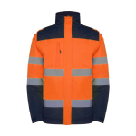 Parka da lavoro alta visibilità impermeabile 400g/m2 Roly Epsylon color  arancione fluorescente seconda vista