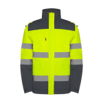 Parka da lavoro alta visibilità impermeabile 400g/m2 Roly Epsylon color grigio topo seconda vista