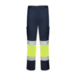 Pantaloni da lavoro alta visibilità 250 g/m2 Roly Daily Stretch HV color giallo fluorescente seconda vista