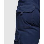 Pantaloni da lavoro alta visibilità 250 g/m2 Roly Daily Stretch HV color giallo fluorescente vista dettaglio 2