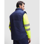 Gilet da lavoro reversibile alta visibilità 450 g/m2 Roly Persei color giallo fluorescente quarta vista d'uso