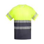 T-shirt da lavoro tecnica in cotone e poliestere 170g/m2 Roly Tauri color grigio topo seconda vista