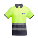 Polo da lavoro a alta visibilità maniche corte 170g/m2 Roly Atrio vista principale