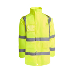 Parka da lavoro imbottito alta visibilità 395 g/m2 Roly Merak color giallo fluorescente seconda vista
