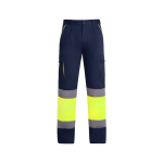 Pantaloni da lavoro lungo multitasche visibilità 235g/m2 Roly Enix color giallo fluorescente seconda vista