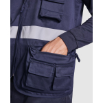 Gilet da lavoro ad alta visibilità multitasche 200g/m2 Roly Beta color  arancione fluorescente vista dettaglio 1