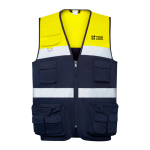 Gilet da lavoro ad alta visibilità multitasche 200g/m2 Roly Beta vista principale