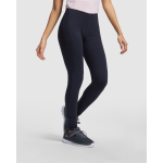 Leggings lunghi in cotone extra morbidi 270 g/m2 Roly Direct Leire color blu mare terza vista d'uso