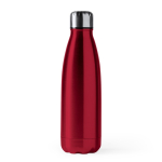 Borraccia in acciaio inox con tappo antigoccia da 700ml color rosso seconda vista