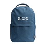 Zaino in poliestere riciclato 600D con tasca principale per laptop vista principale