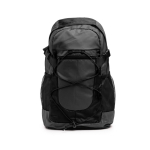 Zaino sportivo in nylon con tasche laterali in rete 30 l color nero seconda vista