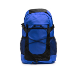 Zaino sportivo in nylon con tasche laterali in rete 30 l color blu reale seconda vista