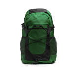 Zaino sportivo in nylon con tasche laterali in rete 30 l color verde pastello seconda vista