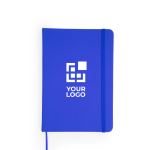 Blocco note con copertina rigida in semilpelle A5 pagine lisce vista principale