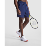 Pantaloncini sportivi per uomo elastico 100g/m2 Roly Direct Murray color blu mare terza vista d'uso
