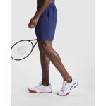 Pantaloncini sportivi per uomo elastico 100g/m2 Roly Direct Murray color blu mare quinta vista d'uso