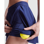 Gonna sport donna in poliestere riciclato 100g/m2 Roly Direct Serena L color blu mare vista dettaglio 1