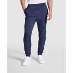 Pantaloni sportivi lunghi in poliestere 240g/m2 Roly Direct Rodas color blu mare prima vista d'uso