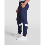 Pantaloni sportivi lunghi in poliestere 240g/m2 Roly Direct Rodas color blu mare settima vista d'uso