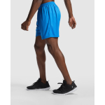 Pantaloncini sport senza fondera interna 140g/m2 Roly Direct Player color rosso quinta vista d'uso