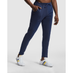 Pantaloni da tuta lungo stile skinny 200 g/m2 Roly Direct Neapolis color blu mare terza vista d'uso