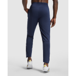 Pantaloni da tuta lungo stile skinny 200 g/m2 Roly Direct Neapolis color blu mare quarta vista d'uso