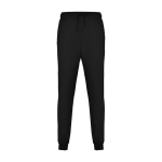 Pantaloni da tuta lunghi cotone e poliestere 280g/m2 Roly Direct Adelpho color nero seconda vista