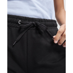 Pantalone lungo da donna a taglio dritto in felpa 280g/m² Roly Direct Adelpho color nero vista dettaglio 1